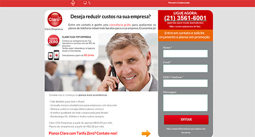 Hotsite Telefonia